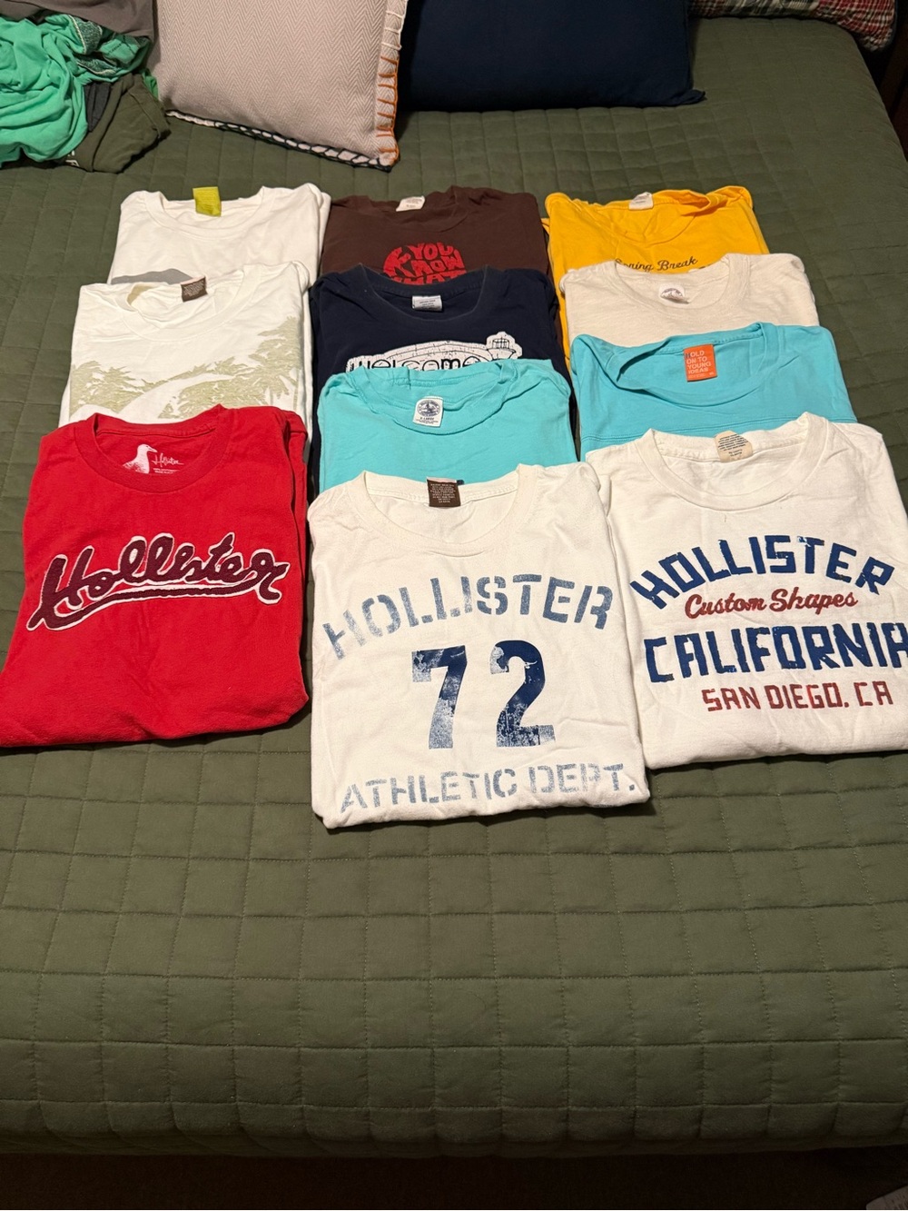 Lot of 11 Hollister Men’s Tee Shirts